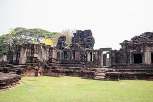 phimai Stein Schloss uralt beim historisch Park, phimai Bezirk, Nakhon Ratchasima foto