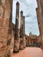 wat Abonnieren uralt beim historisch Park beim Ayutthaya historisch Park, phra Nakhon si Ayutthaya Provinz, Thailand foto