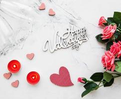 Valentinstag romantischer Hintergrund foto