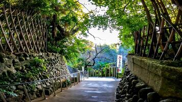 Schrein Ansatz.oji Schrein ist ein Schrein gelegen im oji Honmachi, Kita Station, Tokio, Japan. foto