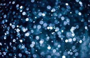 abstrakter verschwommener Schneeflocken-Bokeh-Overlay-Filtereffekt foto