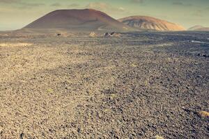 National Park timanfaya auf das Insel von Lanzarote, Kanarienvogel Inseln, Spanien foto