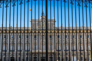 Palacio echt - - Spanisch königlich Palast im Madrid foto