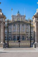 Palacio echt - - Spanisch königlich Palast im Madrid foto