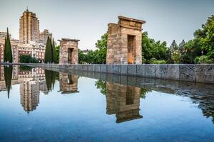 templo de Debod, Madrid, Spanien foto