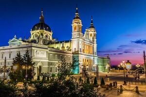 catedral de la Almudena de Madrid, Spanien foto