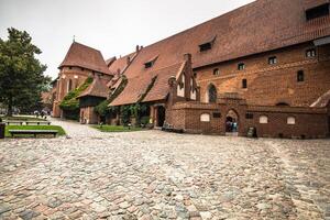 das Schloss Malbork im Polen foto