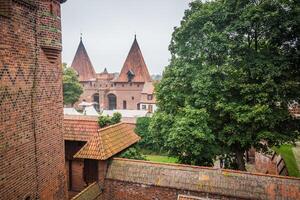 das Schloss Malbork im Polen foto