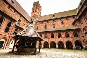 das Schloss Malbork im Polen foto