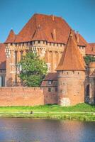das Schloss Malbork im Polen foto