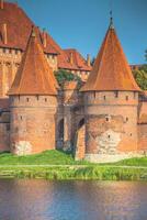 Malbork Schloss im Polen mittelalterlich Festung gebaut durch das germanisch Ritter bestellen foto