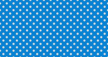 Weiß Blau Farbe Polka Punkte Stoff foto