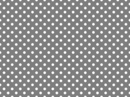 texturiert Weiß Farbe Polka Punkte Über grau Hintergrund foto