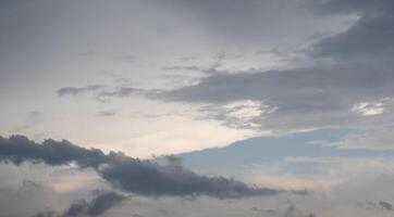 dramatisch wolkig Himmel Hintergrund foto