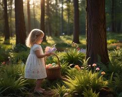 schön dekoriert Ostern Ei foto