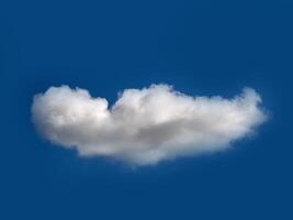 Weiß flauschige Wolken im das Himmel Hintergrund. Kumulus Wolken foto