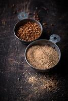 Gluten kostenlos gesund organisch Buchweizen Mehl foto