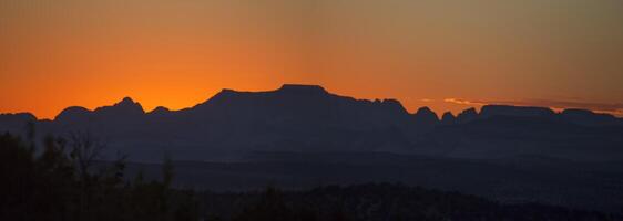 Zion National Park Sonnenuntergang foto