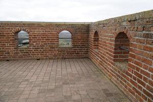 Tscherk, Polen - - März 24., 2024 - - beim das oben von das Turm - - Schloss von das Masowisch Herzöge foto