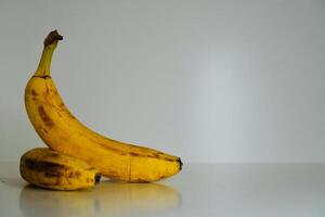 schließen oben von Bananen foto