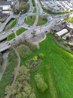 hoch Winkel Aussicht von Wohn Kreis beim Birmingham Stadt von England vereinigt Königreich, März 30., 2024 foto