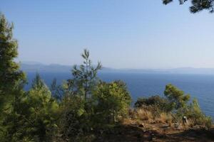 auf das Straße von Dalyan zu bitte, schön Landschaft im Truthahn foto