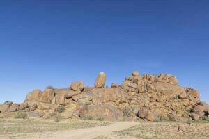 Wüste Landschaft mit felsig Formationen im Süd- Namibia foto