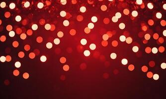 Weihnachten Weihnachten Hintergrund rot abstrakt Valentinstag rot funkeln Bokeh Jahrgang Beleuchtung foto