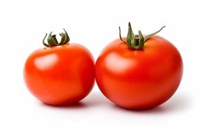 Tomate isolieren auf Weiß Hintergrund.. foto