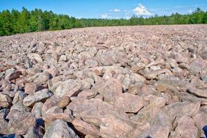 Feld der Boulder foto