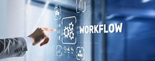 Workflow-Reproduzierbarkeit Systematisierung Geschäftsprozess. geschäftstechnologie internet