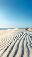 makellos Weiß Sand Dünen foto