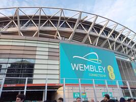 London 04 20 2024 Wembley Stadion Sport und Konzerte Veranstaltungsort. hoch Qualität Foto