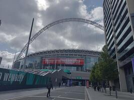 London 04 20 2024 Wembley Stadion Sport und Konzerte Veranstaltungsort. foto