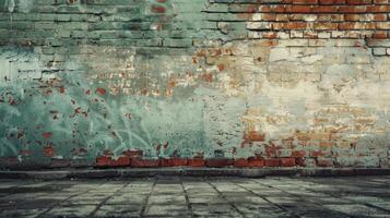 alt Straße Mauer Hintergrund Textur Konzept. foto