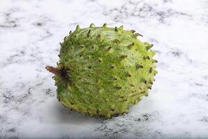 Süss reif saftig exotisch Soursop foto