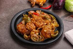 Chinesisch Küche - - Garnele mit Chili Soße foto