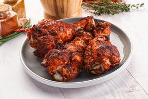 indisch Tandoori Truthahn Schulter Flügel foto