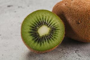 Süss und saftig Kiwi Obst foto