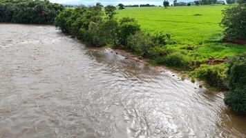 Antenne Bild von das apore Fluss foto