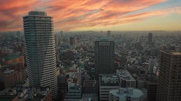 Bezirk Ikebukuro. luftaufnahme von ikebukuro stadt tokyo japan. foto