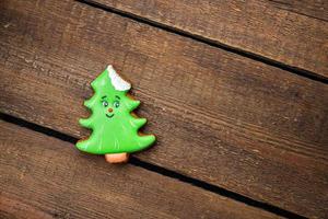 Lebkuchen Weihnachtsbaum Keks Kekse Neujahr foto