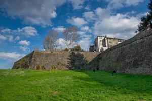 Wände zum das Verteidigung von das Stadt von Bergamo foto