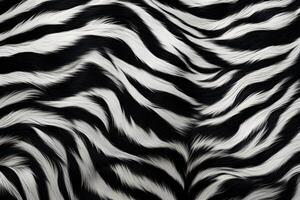 Zebra Haut Pelz Textur, Zebra Pelz Hintergrund, flauschige Zebra Haut Pelz Textur, Zebra Haut Pelz Muster, Tier Haut Pelz Textur, Zebra drucken, foto