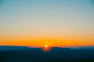 Sonnenuntergang am Meer foto