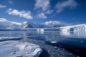 Antarktis Eis Landschaft foto