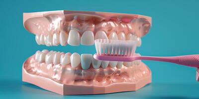 Dental Hygiene und Oral Gesundheit Pflege Konzept foto