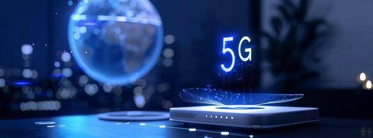 Zukunft Kommunikation Technologie 5g Telekommunikation Systeme foto