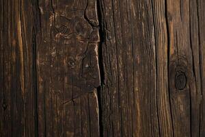 ai generiert alt Holz Textur. Fußboden Oberfläche. Hintergrund zum Design. foto