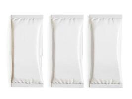 Snack Bar Verpackung Weiß Farbe realistisch Textur 3d gerendert foto